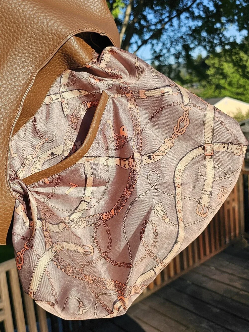 La Terre Vegan Leather Slouchy Hobo Bag - NWOT